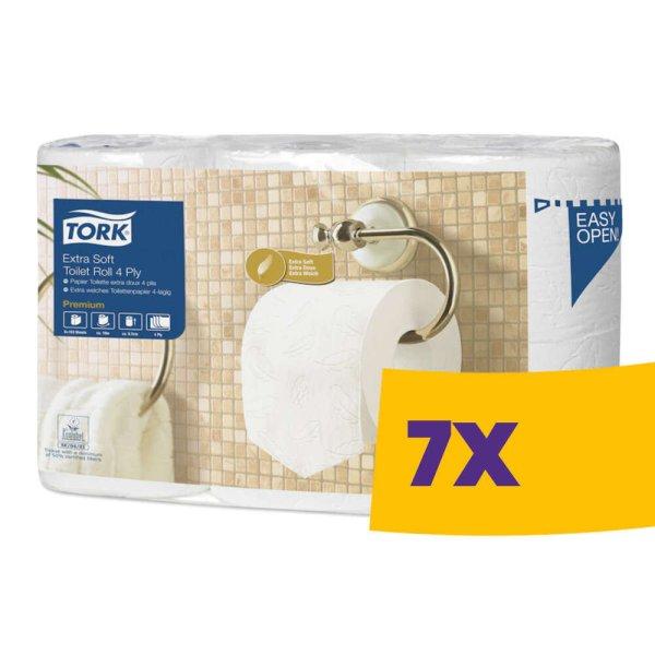 Tork Extra Soft kistekercses toalettpapír 6 tekercses - 110405 (Karton - 7 csg)