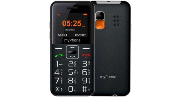 myPhone Halo Easy 2G Single SIM Mobiltelefon, fekete