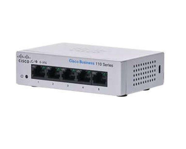 Cisco CBS110 Beállítást nem igénylő (unmanaged) L2 Gigabit Ethernet
(10/100/1000) 1U Szürke