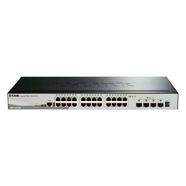 D-Link Switch DGS-1510-28X 24x1000Mbps + 4x10G SFP+ SmartPro