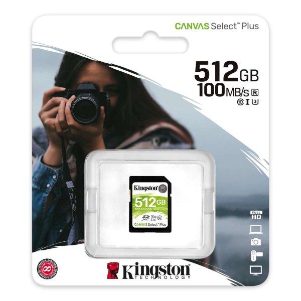 Kingston - SDXC Canvas Select Plus 512GB - SDS2/512GB