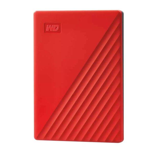 Western Digital - My Passport 4TB - Piros - WDBPKJ0040BRD