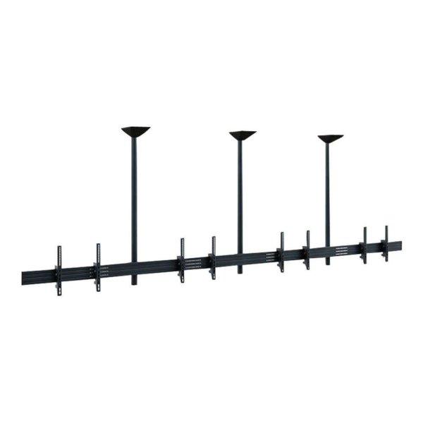 HAGOR comPROnents series - mounting kit - side-by-side - for 4 flat panels -
black (3314)