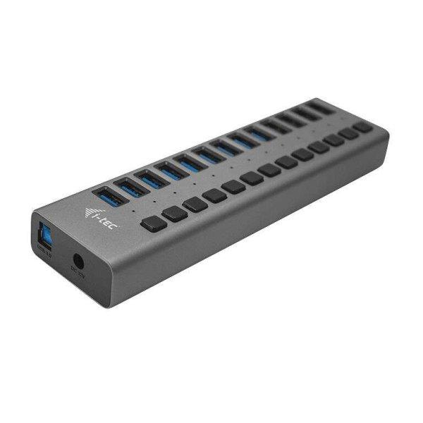 i-tec Charging USB 3.0 Hub 13 port + Power Adapter 60 W fekete (U3CHARGEHUB13)