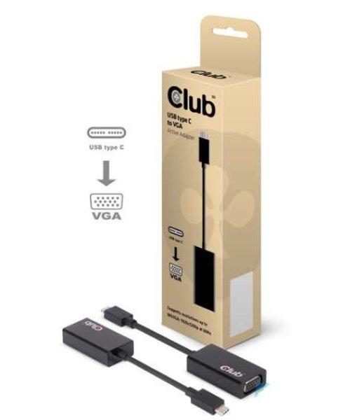 CLUB3D - USB 3.1 C - D-SUB Active Adapter