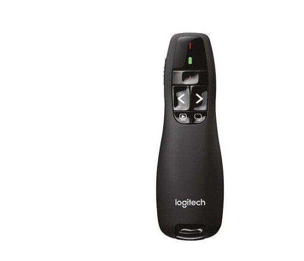 Logitech R400 Laser Presentation Remote Wireless Presenter Red Laser Black
910-001357