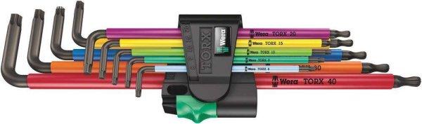Wera 967/9 TX XL Multicolour Torx kulcs készlet (9 db/csomag)