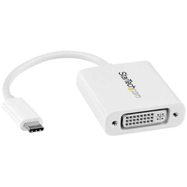 Startech - USB-C to DVI Adapter - White