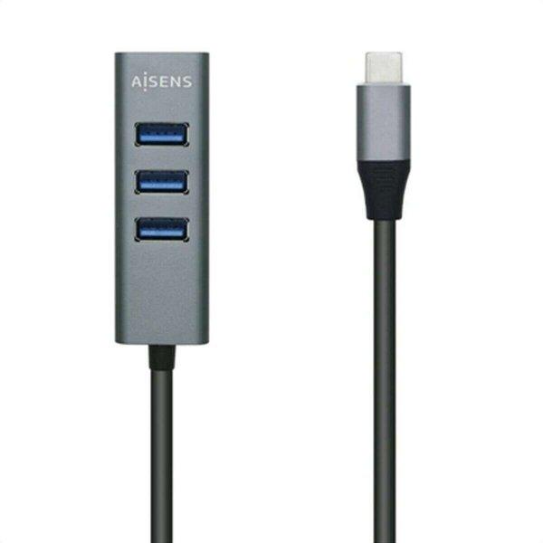 USB elosztó Aisens A109-0508 Szürke