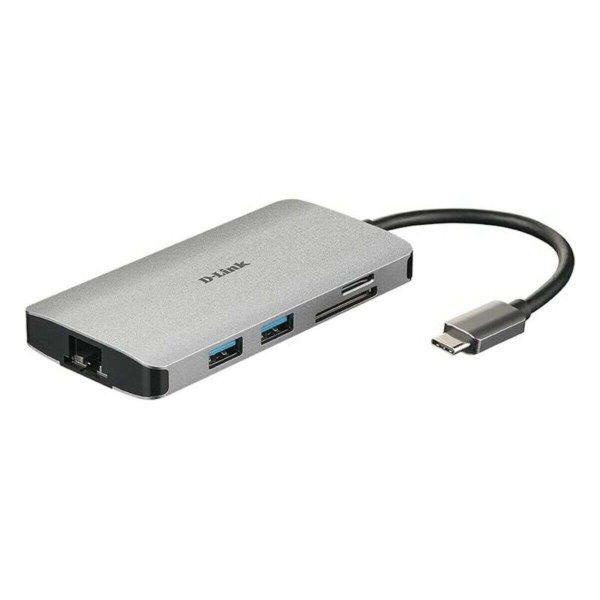 USB elosztó C D-Link DUB-M810 Ezüst színű