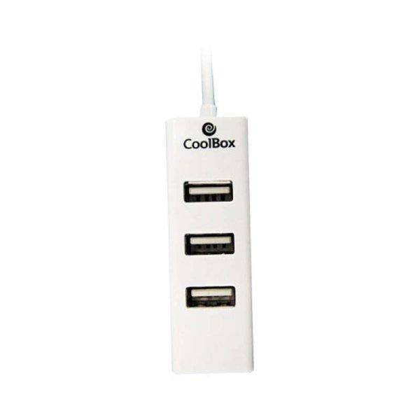 USB elosztó CoolBox HUBCOO190 Fehér