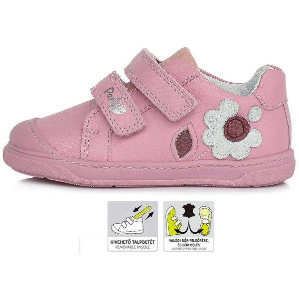 Ponte20 Supinált virágos rózsaszín kislány cipő