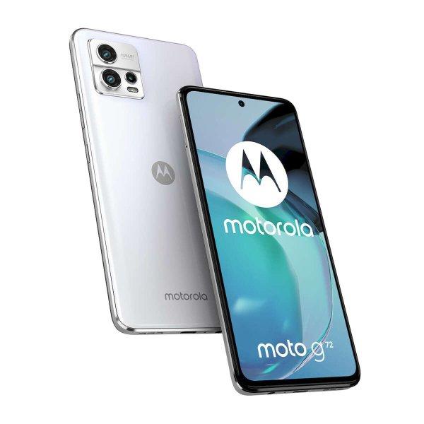 Motorola XT2255-1 Moto G72 DS 128GB (8GB RAM) - Fehér + Hydrogél fólia