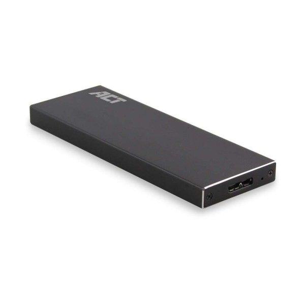 ACT AC1600 USB3.2 M.2 SATA SSD Enclosure Aluminium Design Fekete AC1600