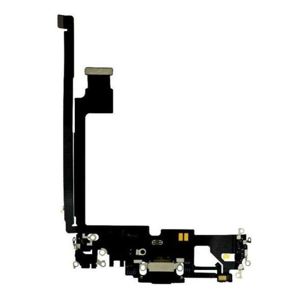 Apple iPhone 12 Pro Max 2020 (6.7) fekete töltőcsatlakozó szalagkábel