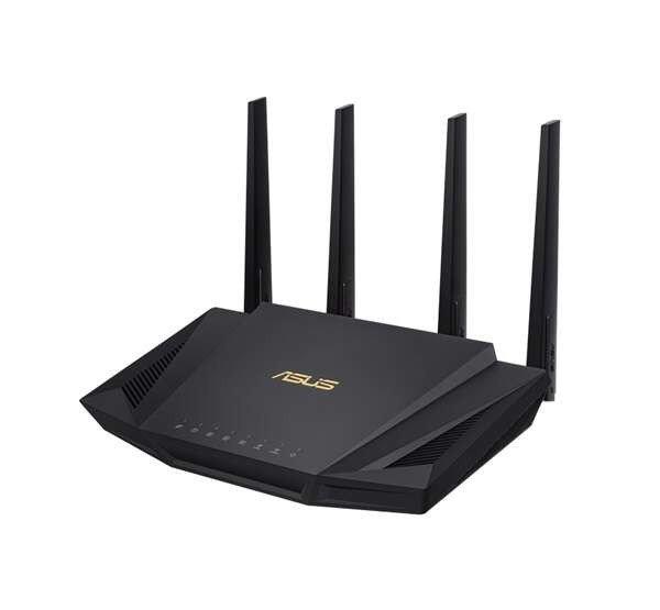 ASUS AX3000 hordozható router (HOTSPOT, 1000 Mbps, 4 antenna, Dualband, 256MB,
USB aljzat) FEKETE