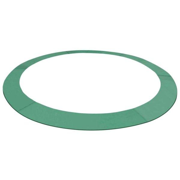 vidaXL zöld PE biztonsági párna kerek trambulinhoz 10 láb/3,05 m