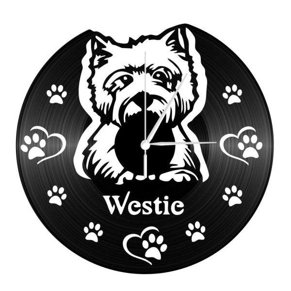Bakelit óra - Westie (WDWR-bko-00201)