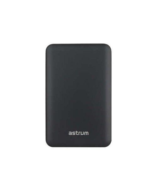 Astrum PB440 10000mAh fekete fémházas gyorstöltő PD power bank 22,5W, 2X QC
3.0 USB-A, 1XUSB-C, li-polymer cellákkal, LED indikátorral