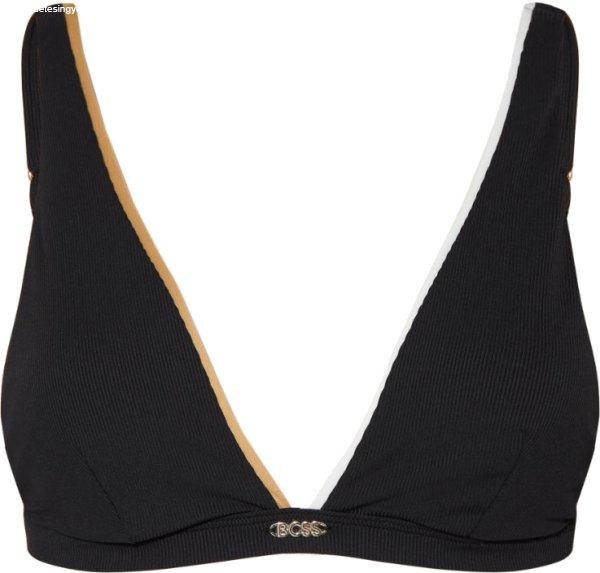 Hugo Boss Női bikini felső BOSS Triangle 50515480-001 XL