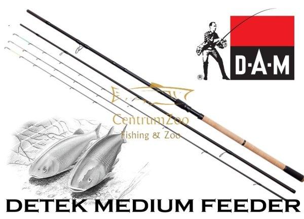 D.A.M Detek Medium Feeder 12' 3.60M Up To 80G M 3+3Rész Feeder Bot (70319)