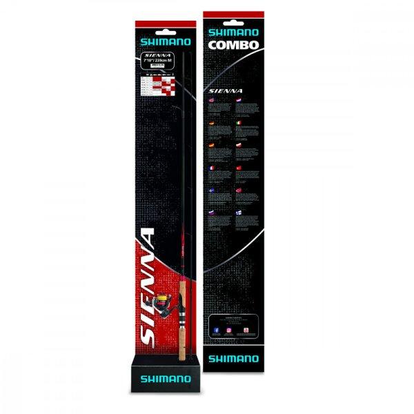 Shimano Combo Sienna 2,69m 8'10" 7-21g Sienna 2500FG Mono 0,260mm
pergető szett (SMCSSN810MLC)