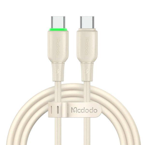 Mcdodo CA-4770 65 W 1,2 m-es USB-C-USB-C kábel (bézs)