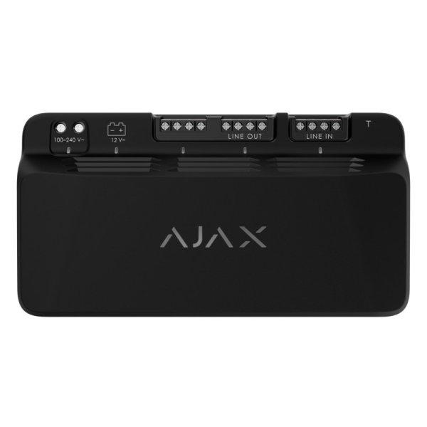 Ajax LINESUPPLY-45W-FIBRA-BLACK LineSupply Fibra kiegészítő tápegység, 45
W, fekete