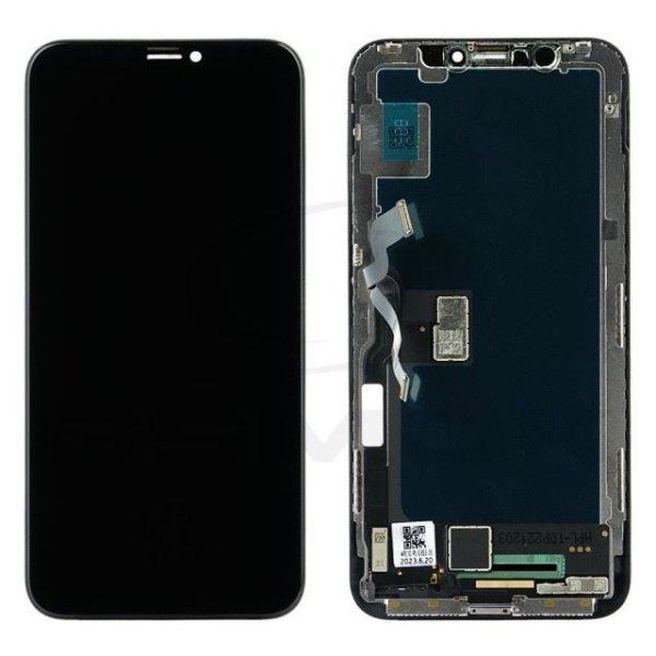 Rmore LCD kijelző érintőpanellel (előlapi keret nélkül) iPhone X Fekete
[FHD Incell] A1865 A1901