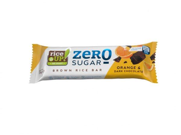 Rice Up zero rizsszelet narancsos ízű étcsokoládéval hozzáadott cukor
nélkül 18 g