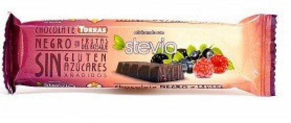 Torras gluténmentes étcsokoládé erdei gyümölcs steviával 35 g