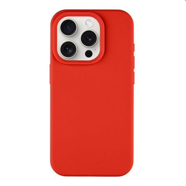 Tactical Velvet Smoothie tok Apple iPhone 15 Pro Max számára, piros