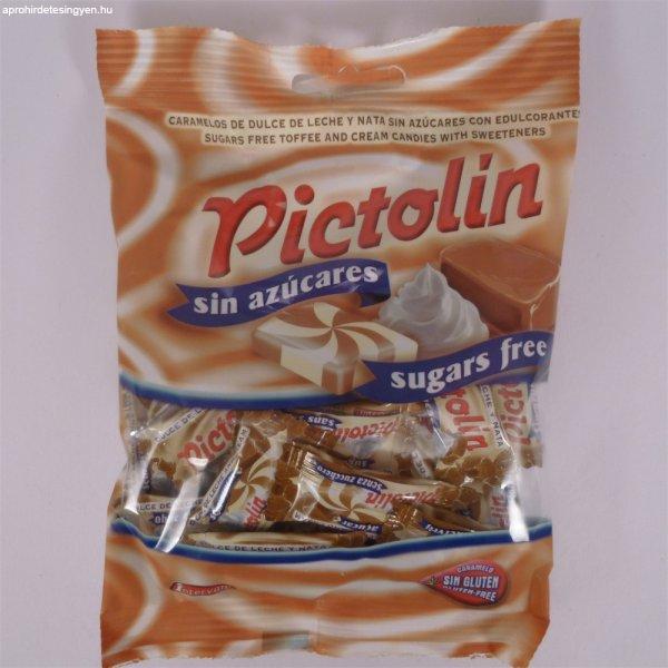 Pictolin cukorka toffee karamell ízű cukor hozzáadása nélkül tejszínes 65
g