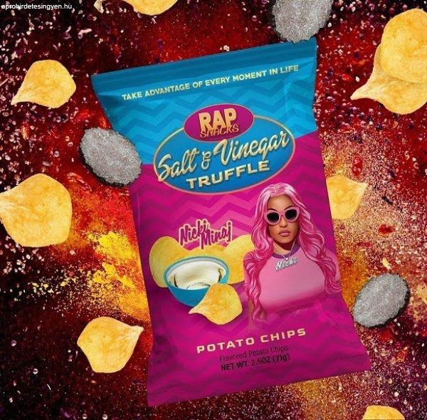 Rap Snack Nicki Minaj Salt and Vinegar só és ecet ízű burgonyachips 71g