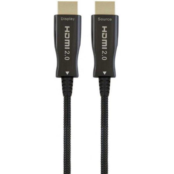 Gembird HDMI 2.0 -> HDMI 2.0 M/M video kábel 80m fekete "AOC Premium
Series"