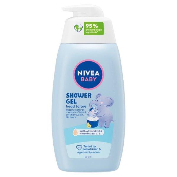 Nivea Tusfürdő testre és hajra Baby (Shower Gel) 500 ml