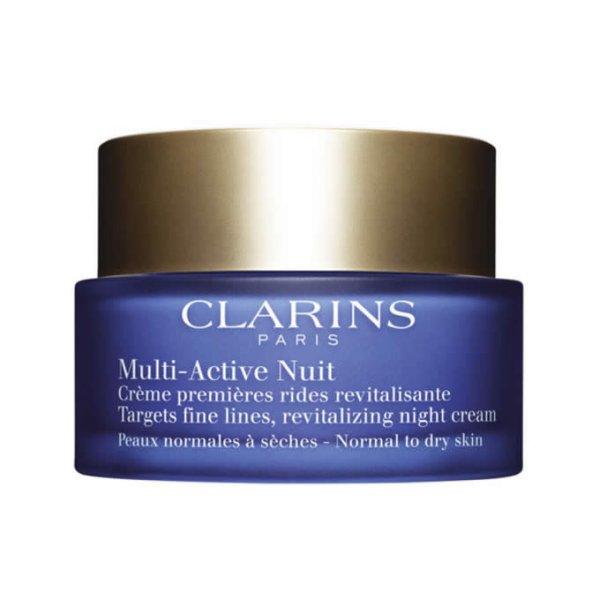 Clarins Revitalizáló éjszakai krém a finom ráncok ellen
normál és száraz bőrre Multi-Active (Revitalizing Night
Cream ) 50 ml