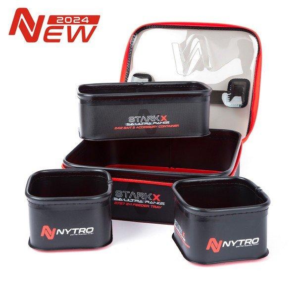 Nytro Starkx 2+1 csali tároló dobozok 27x27x9cm (Y2400-045)