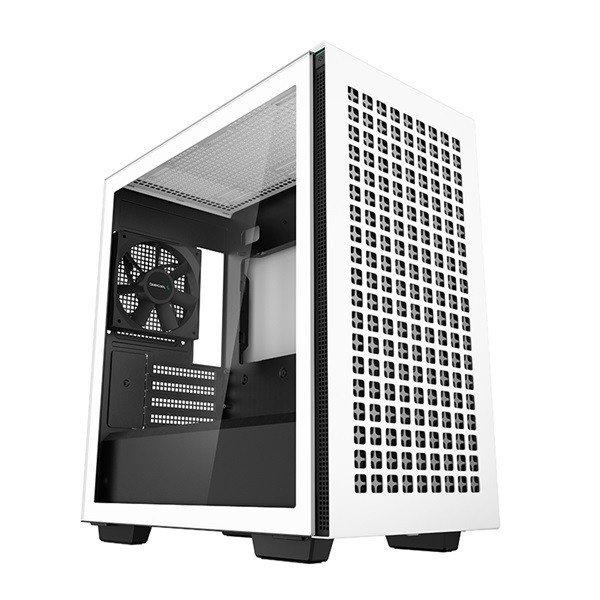 DeepCool Számítógépház - CH370 WH (fekete, ablakos, 1x12cm ventilátor,
Mini-ITX / Mico-ATX, 2xUSB3.0)