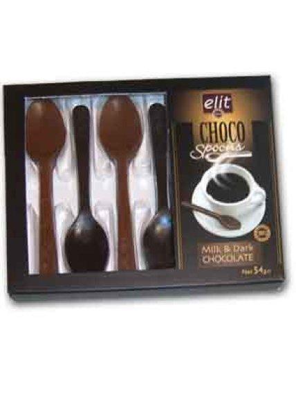 Elit Choco Spoons 54G Csokikanál Ét-Tej