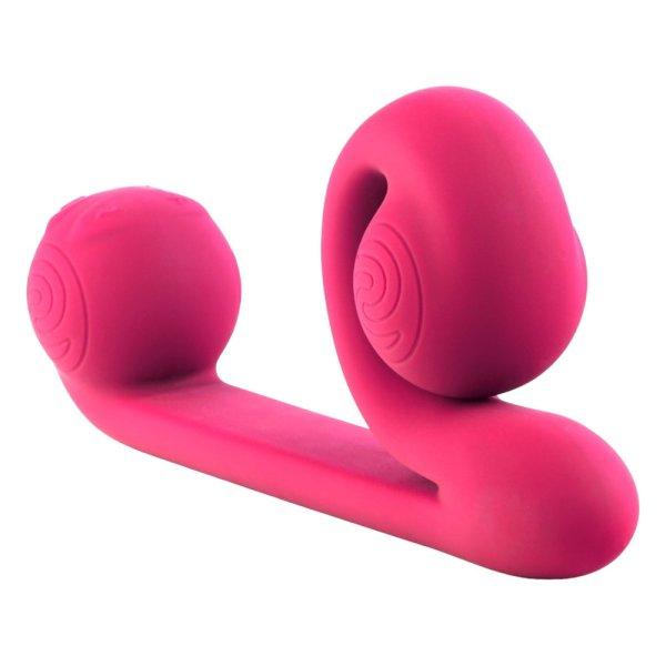 / Snail Vibe Duo - akkus, 3in1 stimulációs vibrátor (pink)