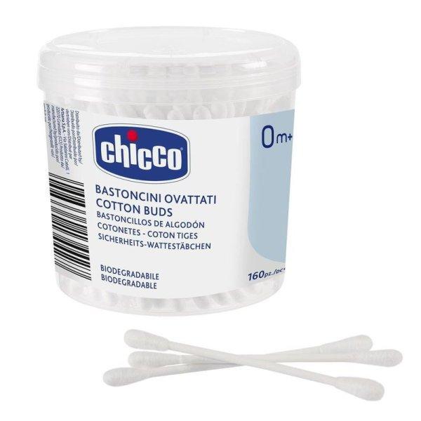 Chicco Fültisztító pálcika tiszta gyapot 160 db fehér