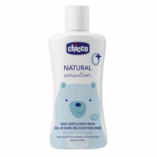 Chicco Gyengéd babafürdető, Natural Sensation aloe és kamilla kivonattal,
kék-fehér, 200 ml