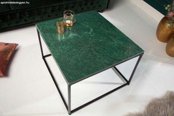 Design dohányzóasztal Factor 50 cm márvány zöld