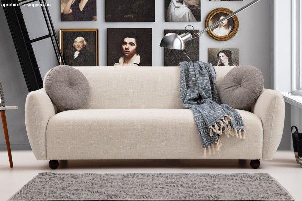 Design 3 személyes kanapé Jamiya 223 cm fehér