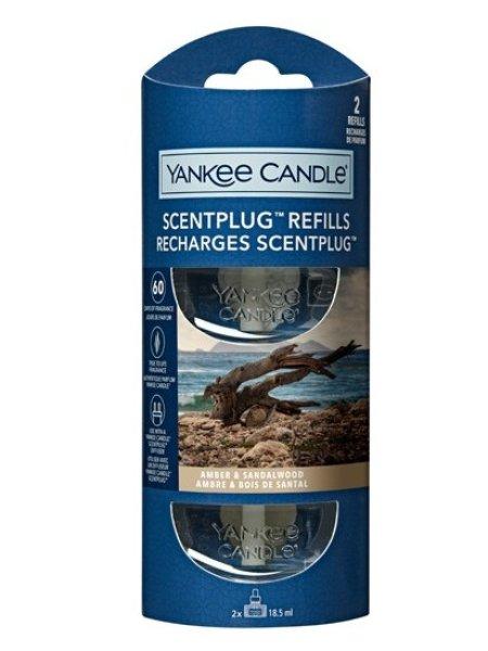 Yankee Candle Csere utántöltő elektromos diffúzorba Amber &
Sandalwood 2 x 18,5 ml