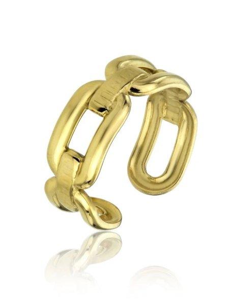 Marc Malone Aranyozott acél gyűrű Hadley Gold Ring MCR23015G