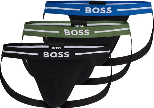 Hugo Boss 3 PACK - férfi alsó BOSS JOCK STRAP 50514965-965 XXL