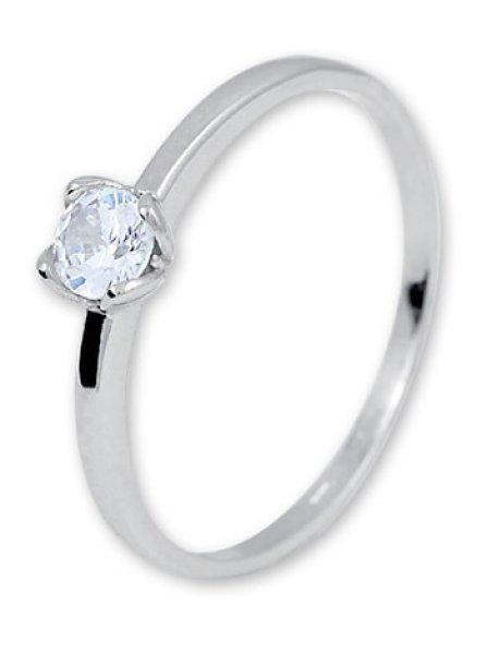 Brilio Silver Gyengéd cirkóniumkövekkel kirakott ezüst
gyűrű 426 001 00576 04 55 mm