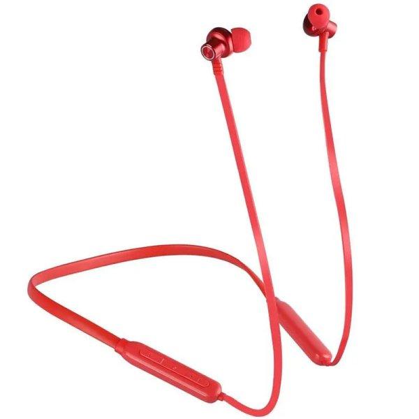 Bluetooth headset és fülhallgató Sport (500 mAh akkuval) piros